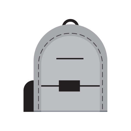 school bag flat icon vector illustration designのイラスト素材