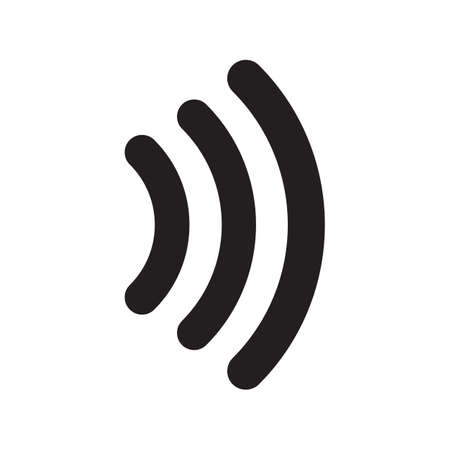 Contactless signal icon vector illustration.のイラスト素材