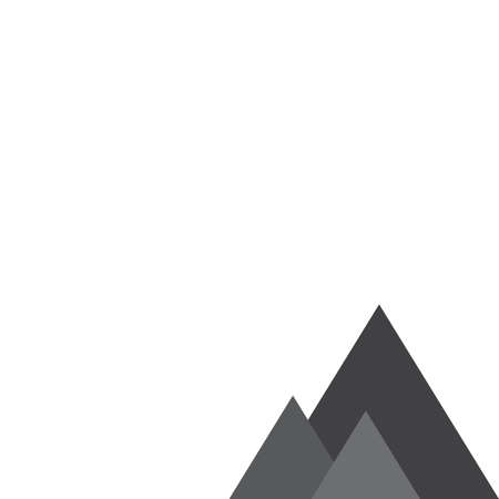 Triangular shape gray desing. Blank background. Vector illustration.のイラスト素材