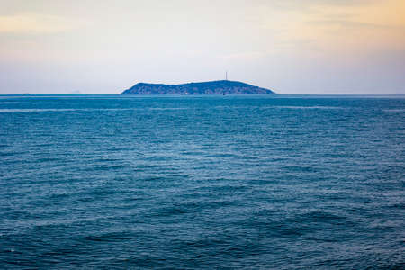 Kinali island remote wiev in Istanbul - Turkeyの写真素材