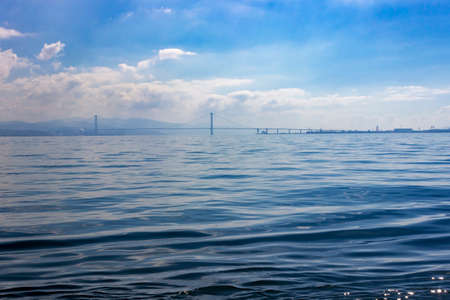 Osman Gazi Bridge remote wiev in Kocaeli - Turkeyの写真素材