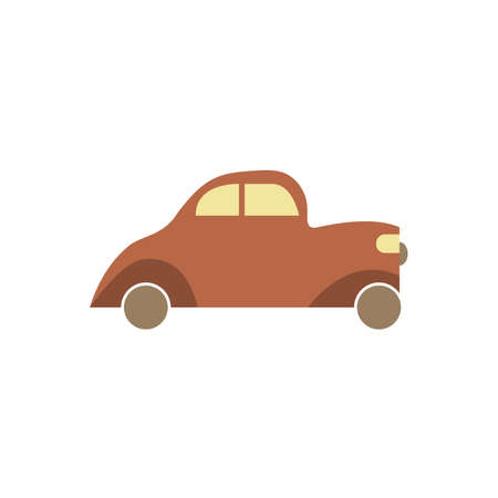 retro car flat icon vector desgin illustration.のイラスト素材