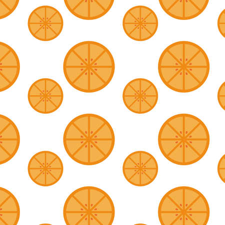 orange pattern in a white background. vector design illustration.