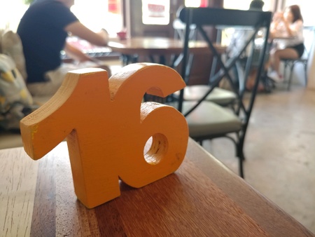 Wood Block Number Sixteenの素材