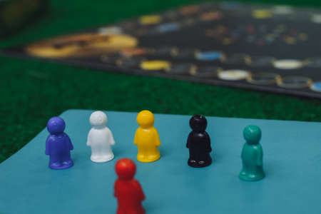 Board game for a small company. Leisure at home.