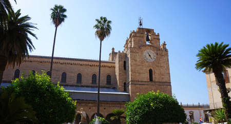 External view of the Monreale dome in Palermo,Sicilyのeditorial素材