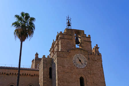  External view of the Monreale dome in Palermo,Sicilyのeditorial素材
