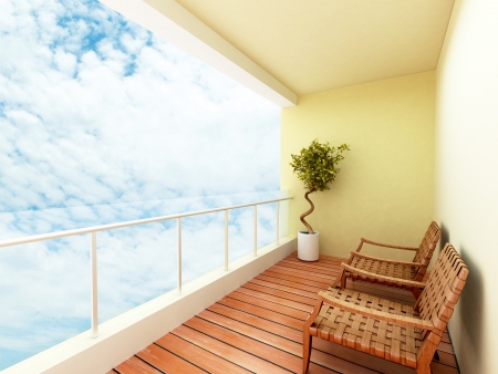 Balcony の写真素材