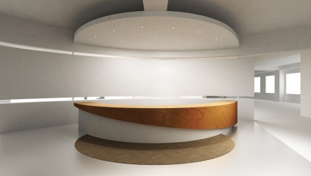 Reception Counterの写真素材