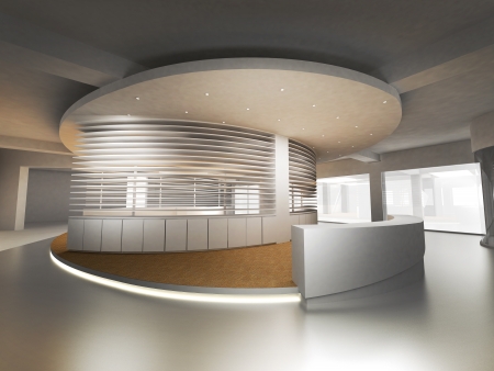 Reception Counterの写真素材