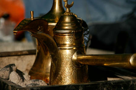 Moroccan teapotの写真素材