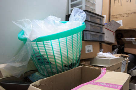 Messy garage Storage