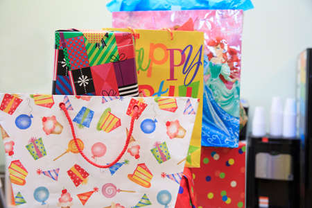 Birthday presentsの写真素材