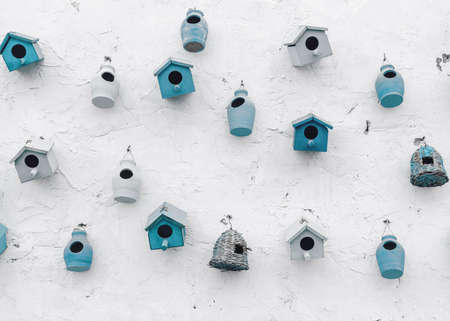 houses for birdsの写真素材