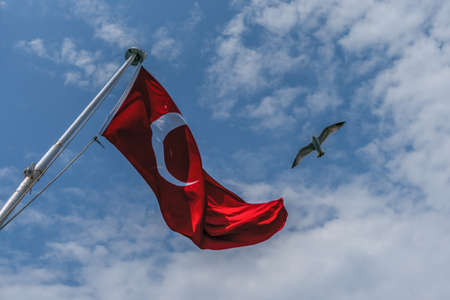 flag (Istanbul / Turkey)の写真素材