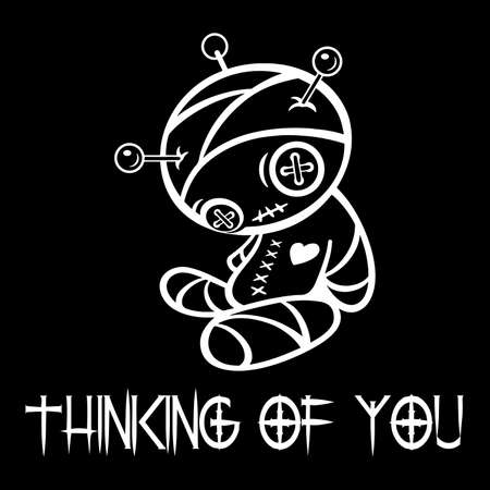 Thinking of you Voodoo Dollのイラスト素材