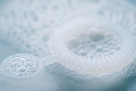 Ring for blowing bubbles, soap bubble