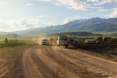 rural road in the mountains
