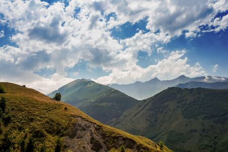 landscape with mountains summer. Republic Altay, Russia