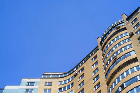 new apartment buildings on the skyline. summerの写真素材