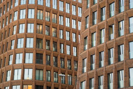 modern architecture. the facade of the buildingの写真素材