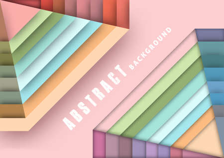 Background papercut color pastei. Digital craft style paper, posters, Artwork design for your design...