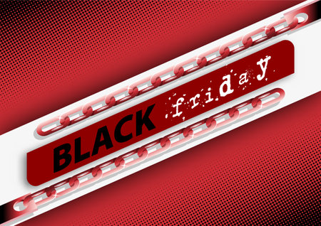 Black friday background pixelate color banner vector digital poster Artwork design for your design project.のイラスト素材