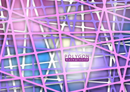 Abstract background. Polygonal Line on a gradient background. vector illustration. For use in graphics or product components.のイラスト素材