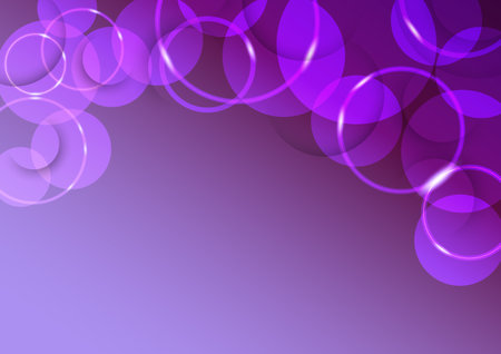 Abstract background Hi-tech, overlapping circular pattern, vector illustration. For use in graphics or product components.のイラスト素材