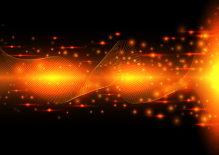 <p>Wavy line. Abstract Technology background Hi-tech. vector illustration. For use in graphics or product components.</p>のイラスト素材