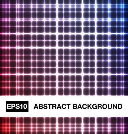 Abstract neon crossed linesのイラスト素材