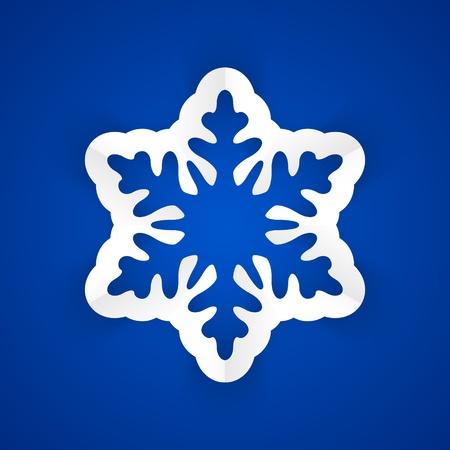 Paper snowflakeのイラスト素材