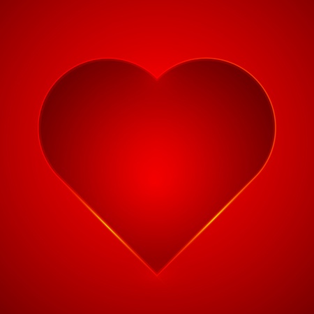 Heart  Illustration  Happy Valentine s Day Background のイラスト素材