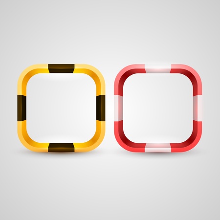 Rounded rectangle icon baseのイラスト素材