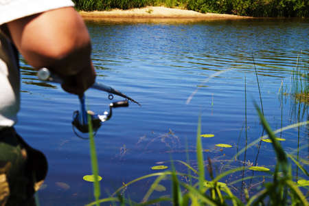 fishingの写真素材