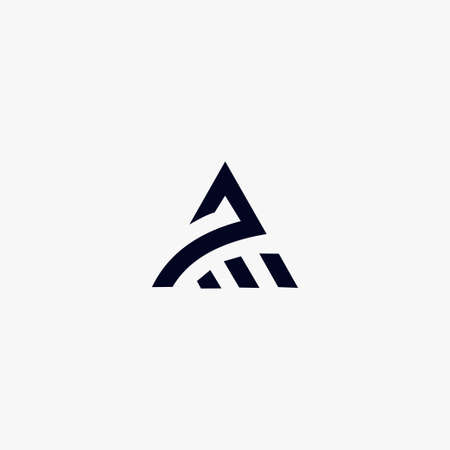 AW A W Abstract letter logo vector designのイラスト素材