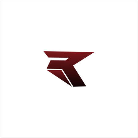 Letter R Logo Design Vectorのイラスト素材