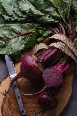 Bunch of beetrootsの写真素材