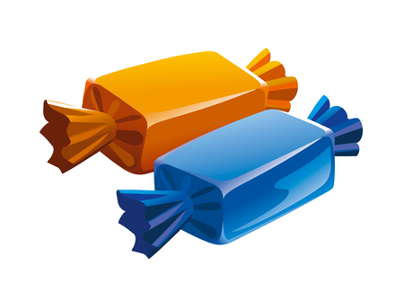 Candies illustrationの写真素材