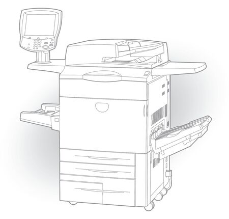 Color laser printerの写真素材