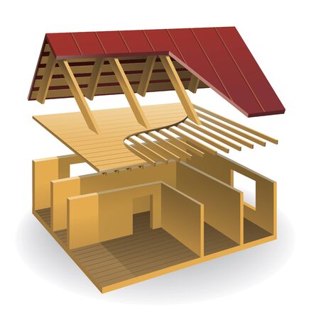 House schematically parsedの写真素材
