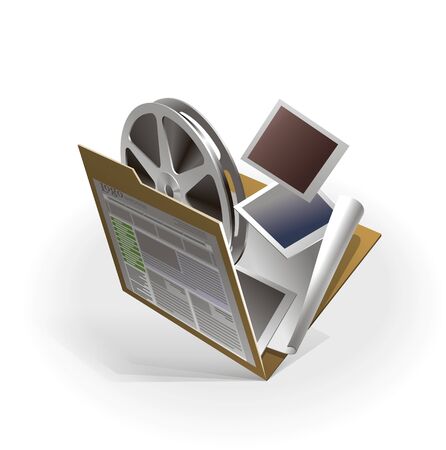 multimedia contentの写真素材