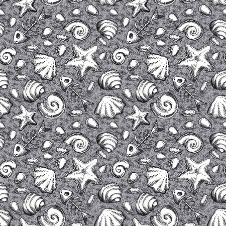 Endless background. The bottom of the ancient sea.の写真素材