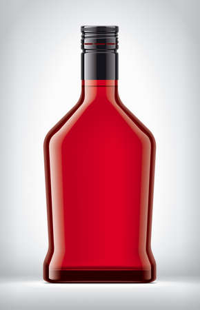 Color Glass Bottle on background.の写真素材