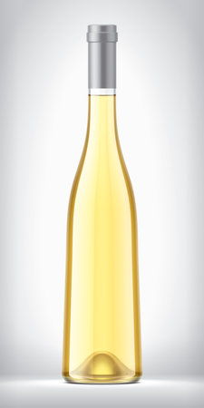 Glass Bottle on background.の写真素材