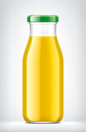 Glass Bottle on Background.の写真素材