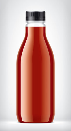 Plastic Bottle on background.の写真素材