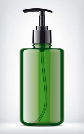 Color plastic bottle on background.の写真素材