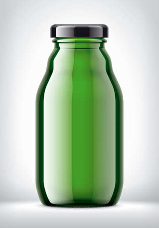Color Glass Bottle on backgroundの写真素材