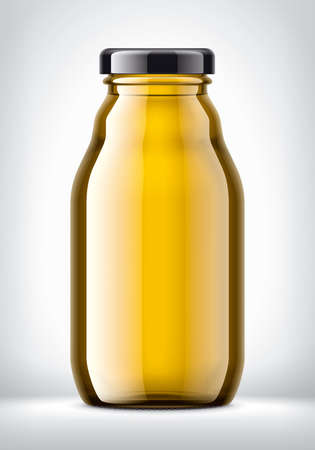 Color Glass Bottle on backgroundの写真素材